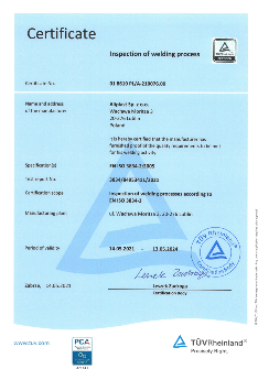 Certificate_Aliplast Sp. z o.o._EN ISO 3834 EN