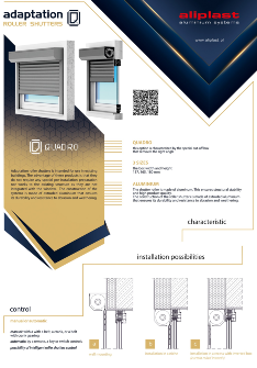 Адаптивни ролетни щори Q