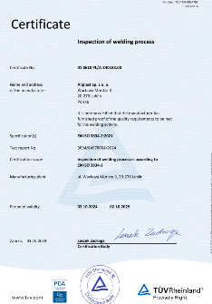 СЕРТИФИКАТ Aliplast Sp. z o.o._EN ISO 3834 EN
