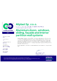  C2C Aluminium systems for windows, doors, sliding doors, facades walls