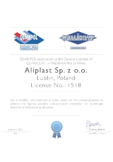  Aliplast Qualipol Pre-anodization
